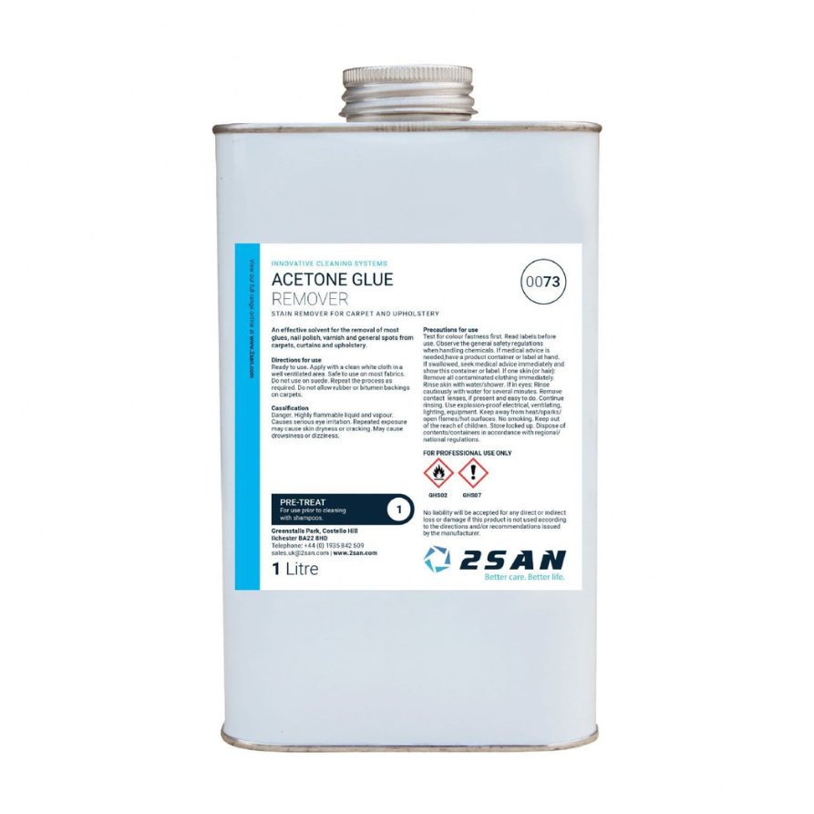 2SAN Acetone Glue Remover 1litre (0073)