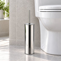 Modern Toilet Brush & Holder Chrome