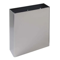 Dolphin Solutions Brushed Stainless Steel Wall Mounted Bin 24litre (BC921)