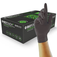 BioTouch Biodegradable Nitrile Black Gloves