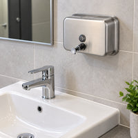 Stainless Steel Bulk Fill Horizontal Liquid Soap Dispenser 1.2litre