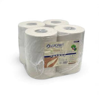 Lucart EcoNatural Mini Jumbo Toilet Rolls 12x150m 812149