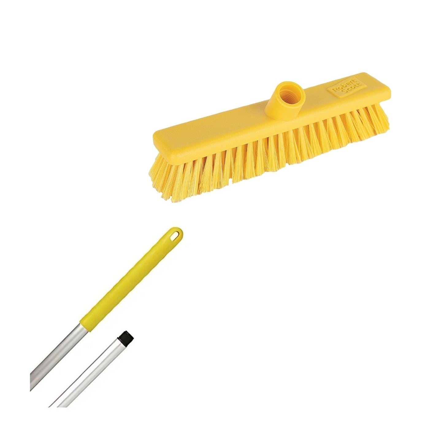 Abbey 12" Stiff Broom - Yellow