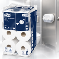 Tork 472193 Mini SmartOne 2ply Toilet Rolls (12 rolls)