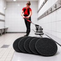 Motorscrubber Black Pad 8" (Pack of 5) MS1060