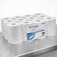 Lucart Mini Micro 2ply Pure Tissue Toilet Rolls 100m x 24 rolls 812317