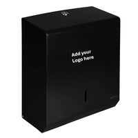 Onyx Black Metal Standard Handtowel Dispenser PL31ONX