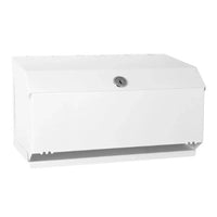 JDS Products Endurance White Metal Couch Roll Dispenser 10"