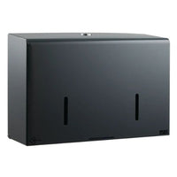 JDS Products Graphite Grey Metal Twin Micro Mini Jumbo Dispenser - Microcube 6"