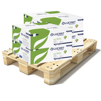 Pallet Lucart White Recycled Roll Towel 1ply 150m x 200mm 6/case (70 cases) 861266