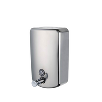 Quattro QD Soap Chrome Vertical Soap Dispenser - Liquid 1.2litre