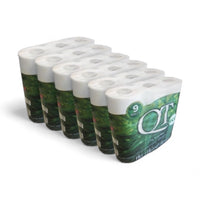 Quattro QT Eco 2ply Toilet Roll with compostable wrapper - 54 rolls (QTE2P)