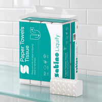 Satino Liquify 278070 V-Fold Hand Towels 2ply 21x24cm 4032/case