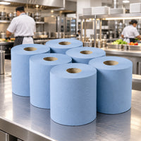 Blue Centrefeed 2ply 16.5cm x 150m (Pack of 6)
