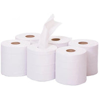 White Pure Tissue Centrefeed 2ply 16.5cm x 150m (Pack of 6)