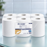 White Recycled Tissue Centrefeed 1ply 17.5cm x 300m (Pack of 6)