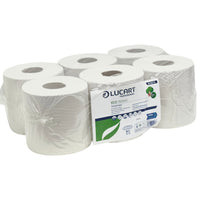 Lucart White Centrefeed 2ply 166mm x 150m (Pack of 6) 852674