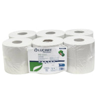 Lucart White Centrefeed 2ply 166mm x 150m (Pack of 6) 852674