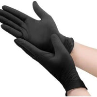 Black Nitrile Powder Free Gloves (Box of 100)
