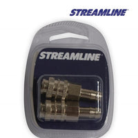 Female Connector with 8mm Hose Tail (pack of 2) (Q21FH-08-002)