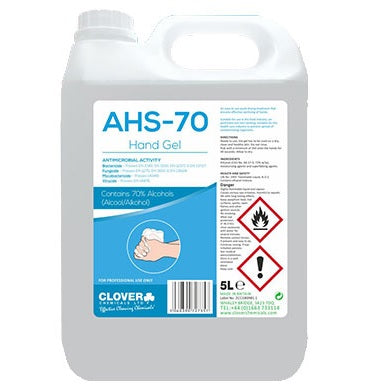 AHS 70% Alcohol Hand Sanitiser 5litre