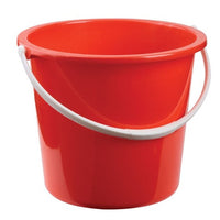 Plastic Bucket 10litre Red