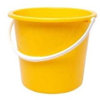 Plastic Bucket 10litre Yellow