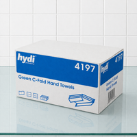 Hydi Green C-Fold 1ply Hand Towel 2400/case (4197)