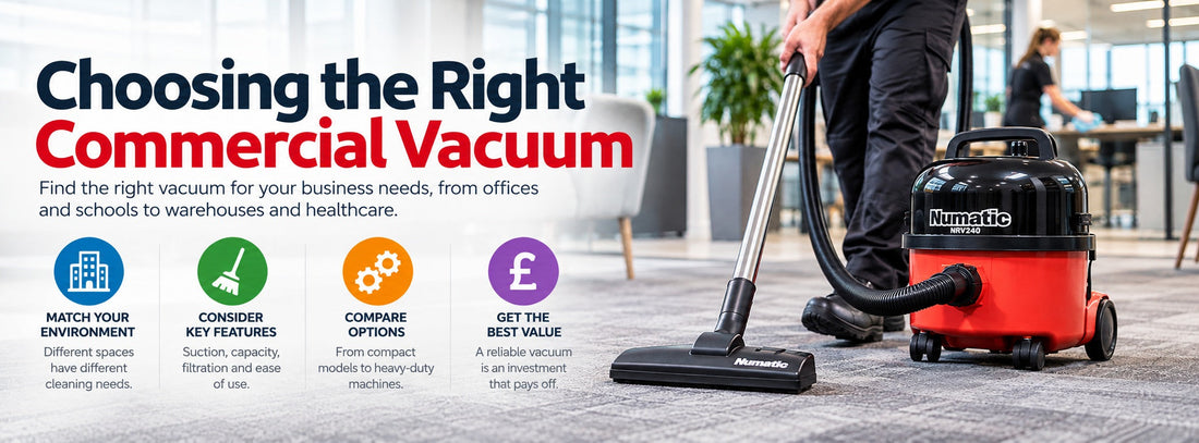 How to Choose the Right Commercial Vacuum Cleaner