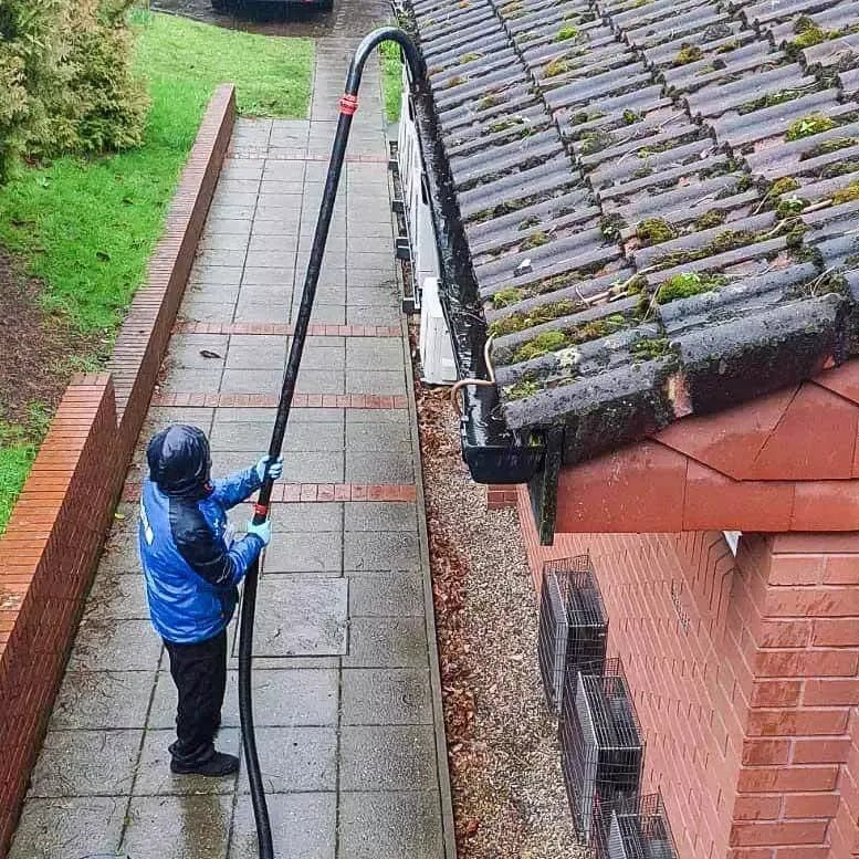 Gutter Washing Machine Gutter Cleaning Machine Only – Click Cleaning