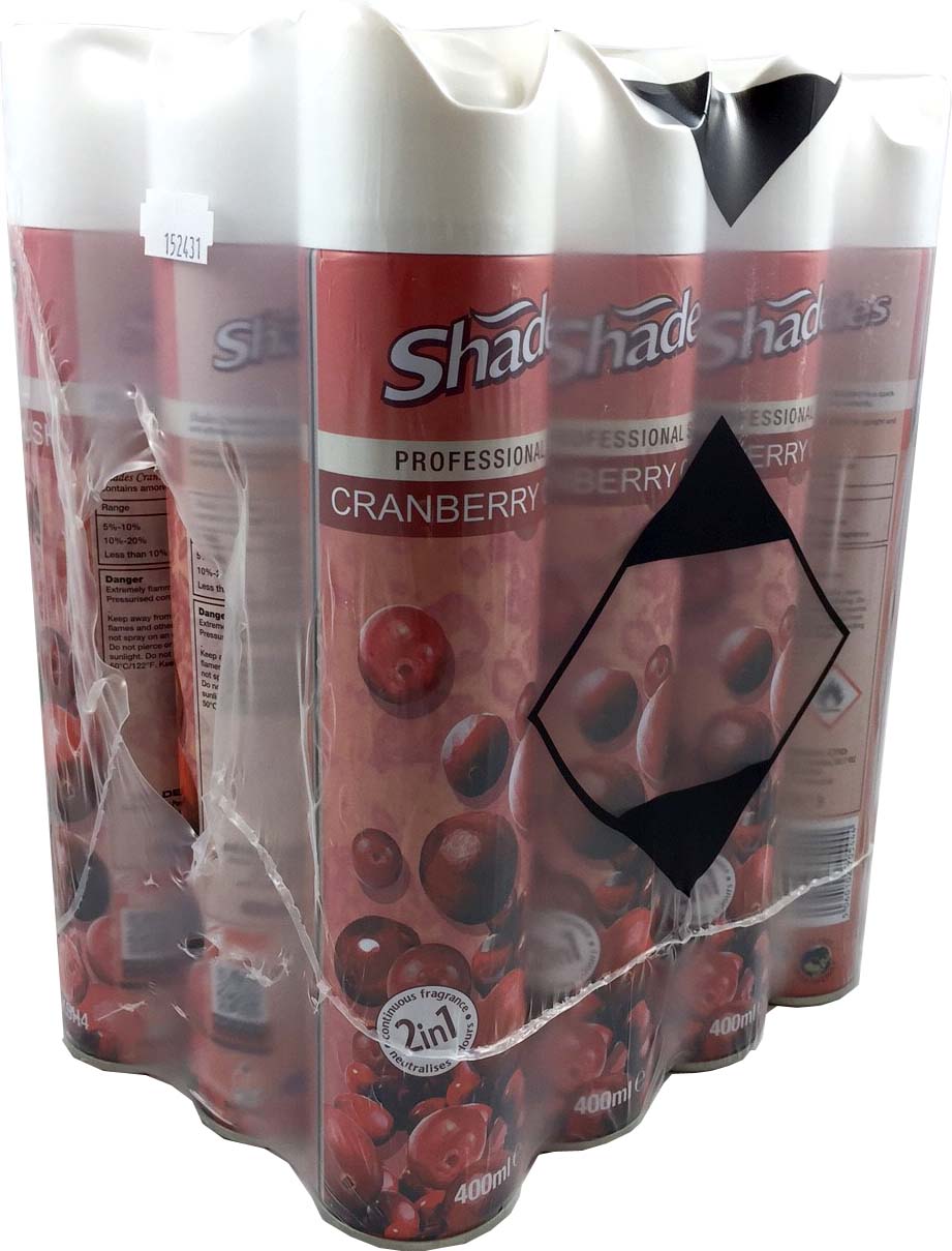 Shades Aerosol Cranberry Crush 400ml (single)