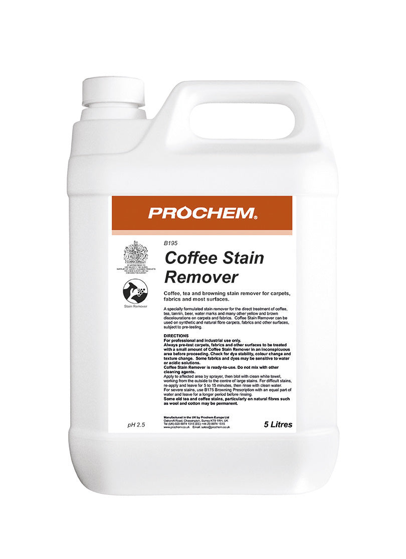 Prochem Coffee Stain Remover 5litre (B195)