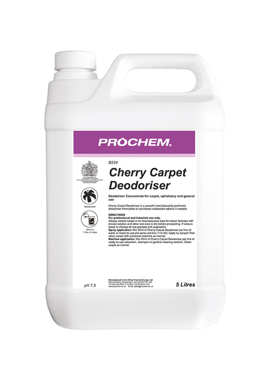 Prochem Cherry Carpet Deodoriser 5litre (B224)