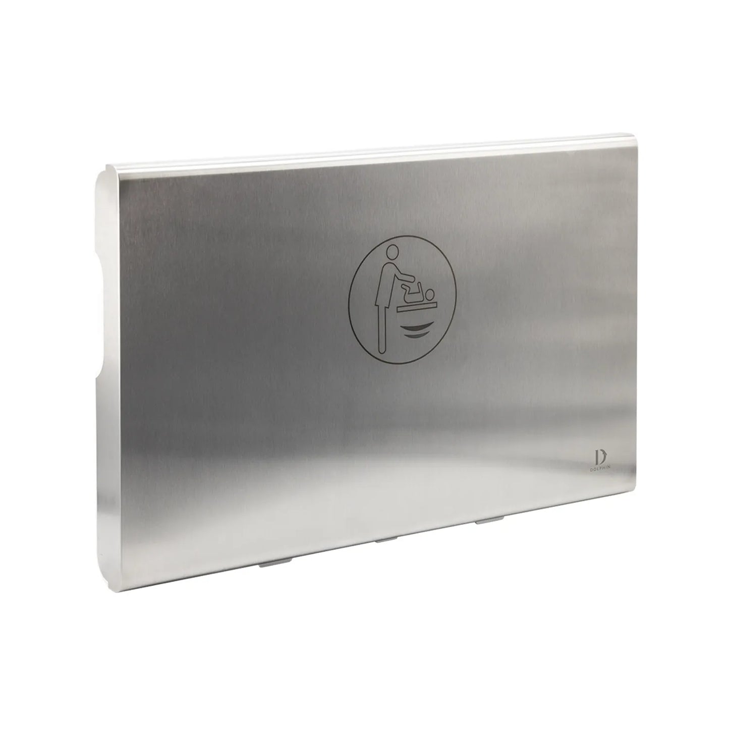 Dolphin Brushed Stainless Steel Horizontal Baby Changing Table (BC200SCH-SM)