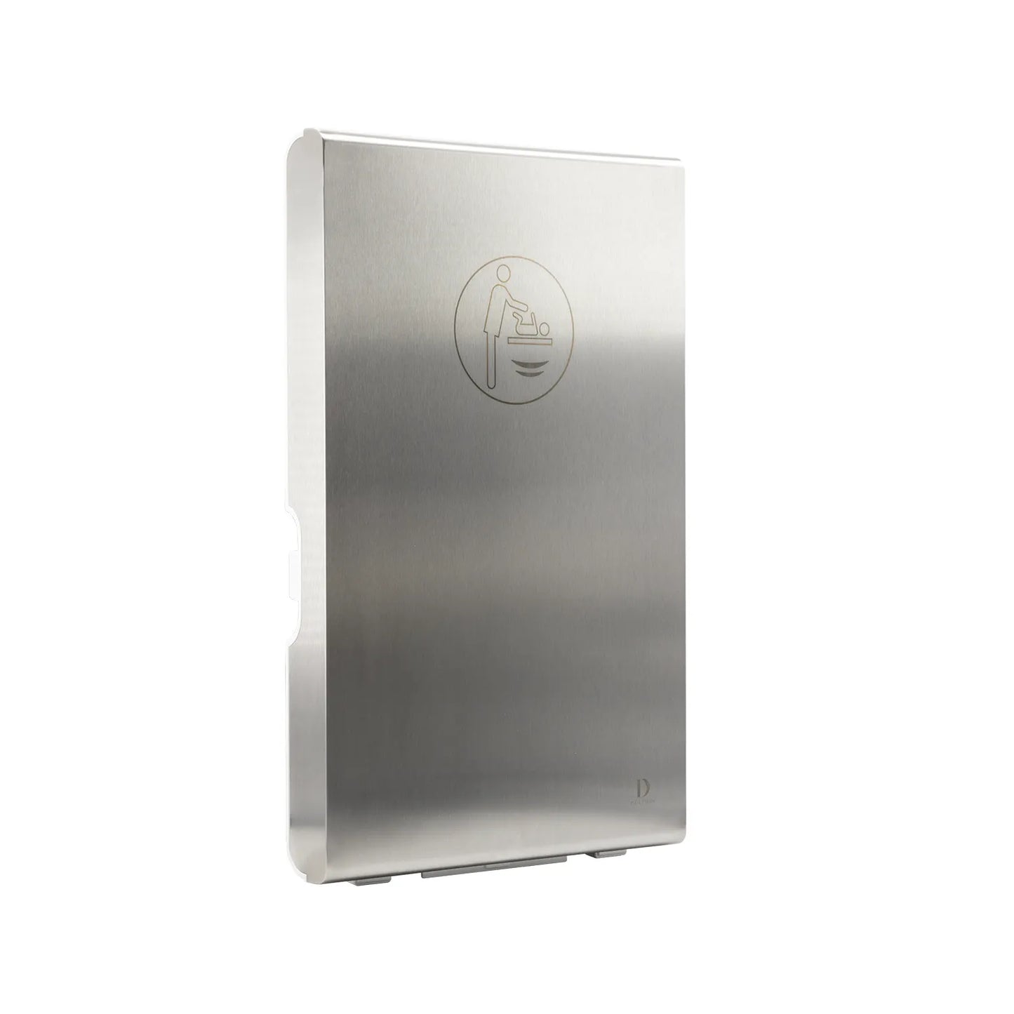 Dolphin Brushed Stainless Steel Vertical Baby Changing Table (BC200SCV-SM)