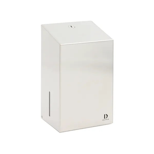 Dolphin Polished Stainless Steel Bulk Pack Tissue Dispenser (BC4302B)