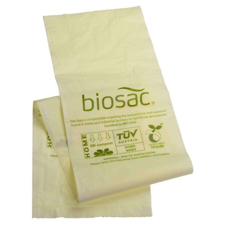BIOSAC 80litre Compostable Refuse Sack 820x1000mm (Roll of 20)