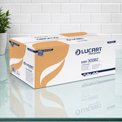 Lucart Blue Z-Fold 1ply Hand Towels 3000/case 864084