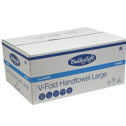 Bulky Soft Classic V-fold 2ply Hand Towel 4000/case (84500)