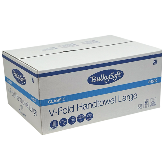 Bulky Soft Classic V-fold 2ply Hand Towel 4000/case (84500)