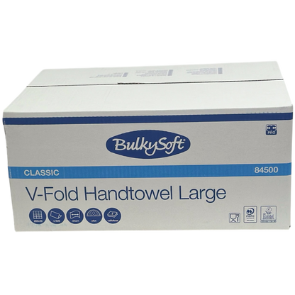 Bulky Soft Classic V-fold 2ply Hand Towel 4000/case (84500)