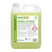 Clover Wash & Wax Green & Gold 5litre