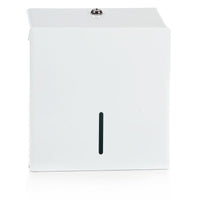QD Ice WHITE Metal Hand Towel Dispenser H285xW250xD105mm