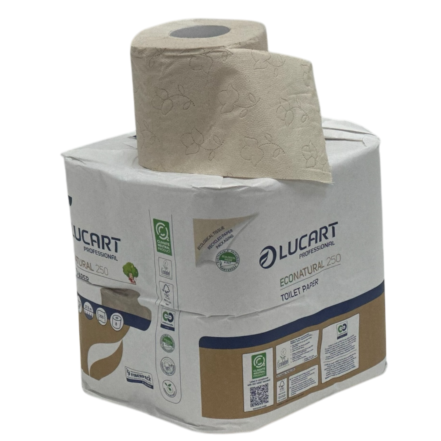 EcoNatural 250 Conventional 2ply Toilet Roll - 64 Rolls (ENST2P)