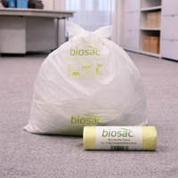 BIOSAC 40litre Compostable Swing Bin Liners 620x780mm (Roll of 25)