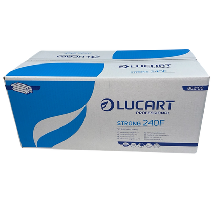 Lucart Flushable White C-fold 2ply Hand Towels 2400/case (862100)