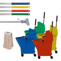 SYR Duo Press Mop Bucket, Kentucky Handle & Kentucky Mop