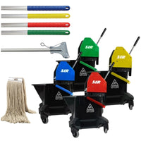 Quattro TC20-B Recycled Plastic Kentucky Bucket SET