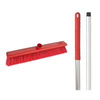 Abbey 18" Soft Broom - Red