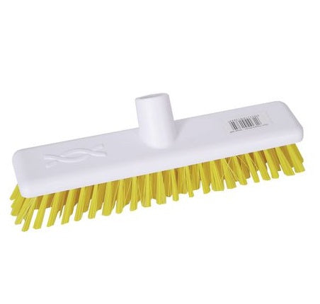 Abbey 9" Deck Scrub - Yellow